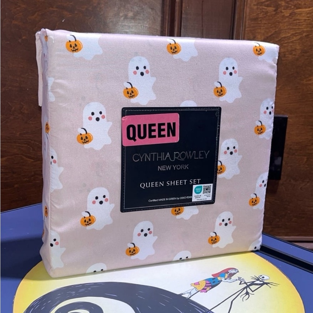 Cynthia Rowley ghost sheets queen